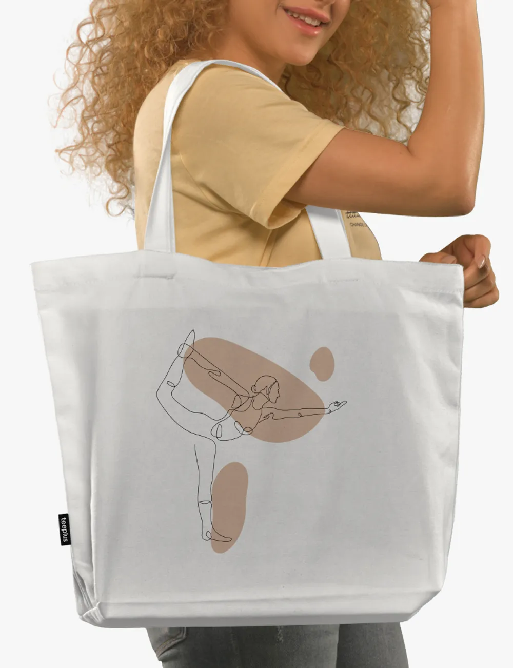 Yoga Girl, Tote Bag