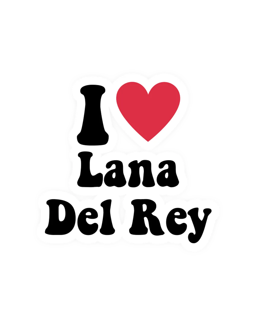 I love Lana del rey Stickers