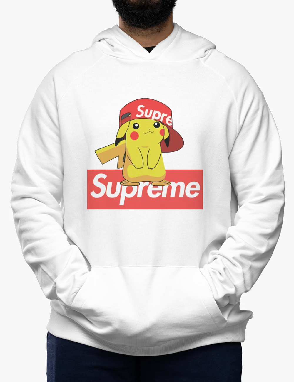 Supreme best sale pikachu hoodie